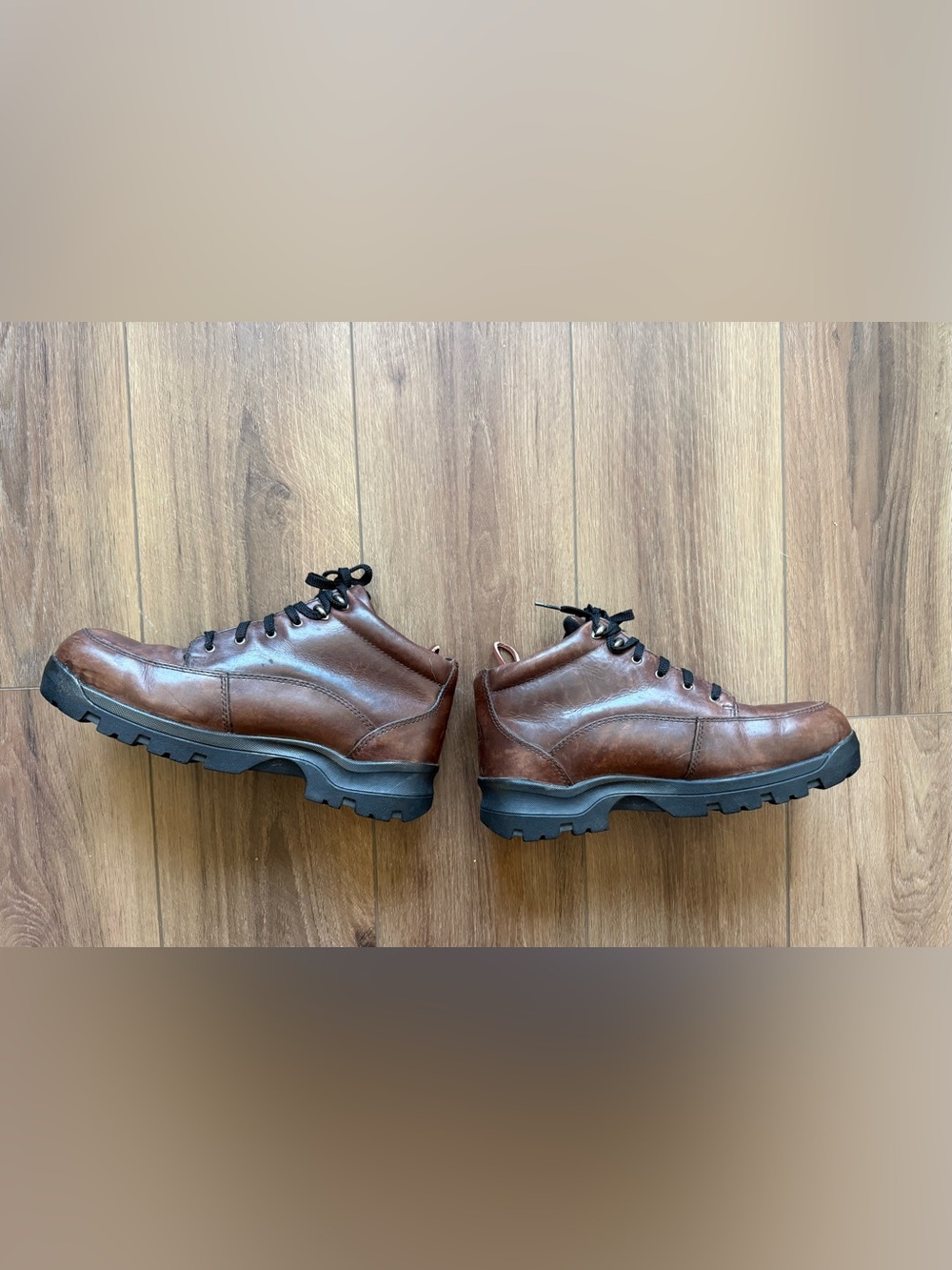 Nike ACG Vintage Brown Leather Hiking Boots Men’s Size 10 865028 221 - Picture 2 of 5